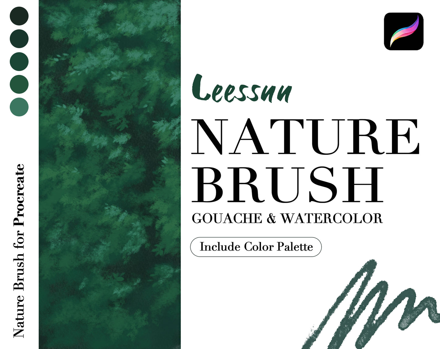 Leessuu Nature Brushes for Procreate